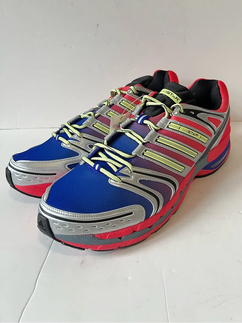 Adidas ADISTAR CONTROL 5 sneakers blue pink silver running shoe men’s size 16